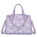 Wrangler Purple Lace Tote Crossbody