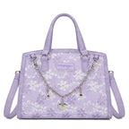 Wrangler Purple Lace Tote Crossbody