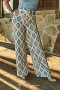 Beige Southwest Trouser Pants