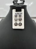Heart Concho 3PC Earrings Set