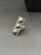 Stamped Concho Cuff Ring