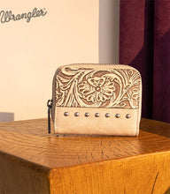 Load image into Gallery viewer, Wrangler Khaki Embossed Bi-Fold Wallet
