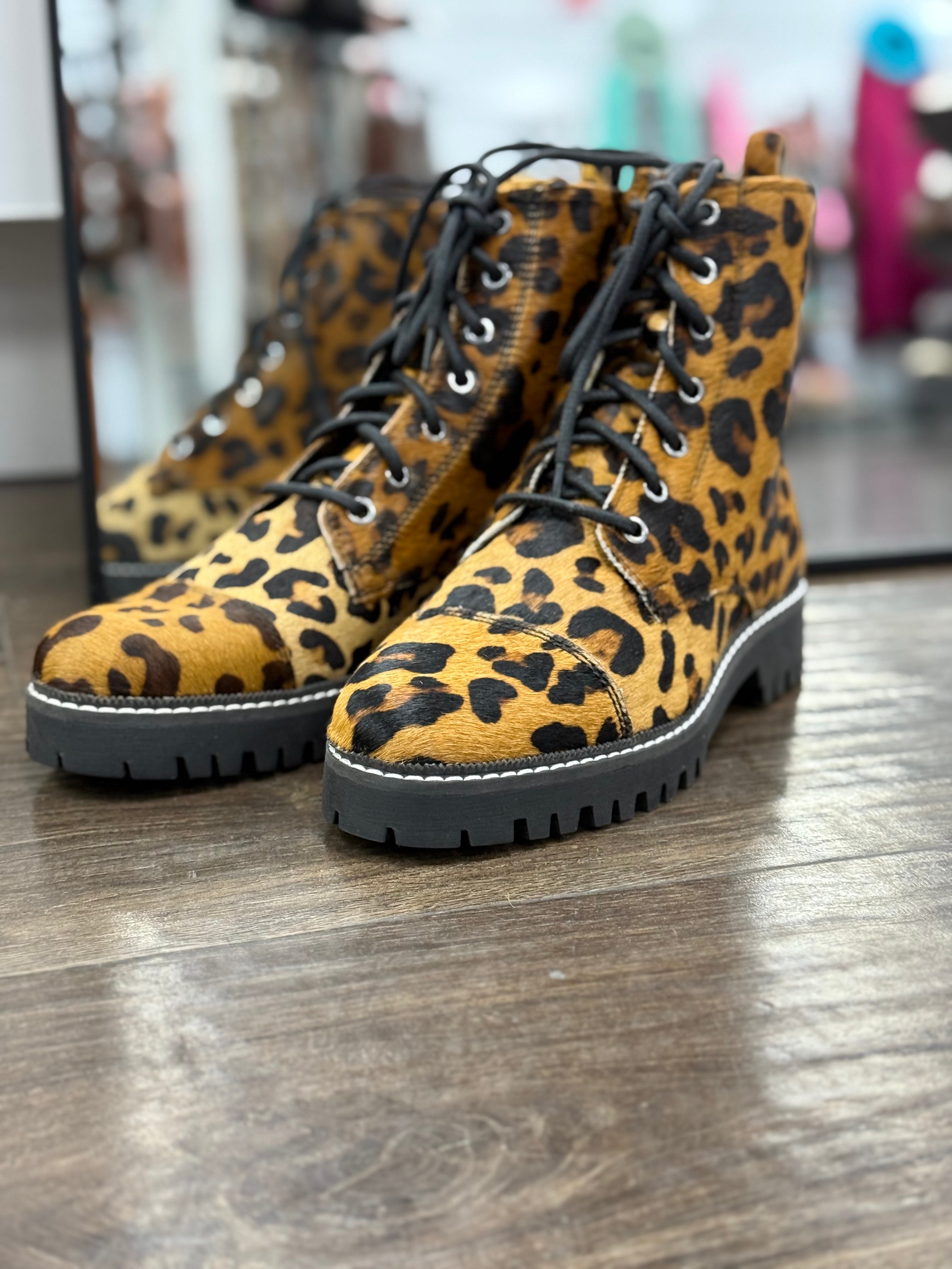 Leopard Boots