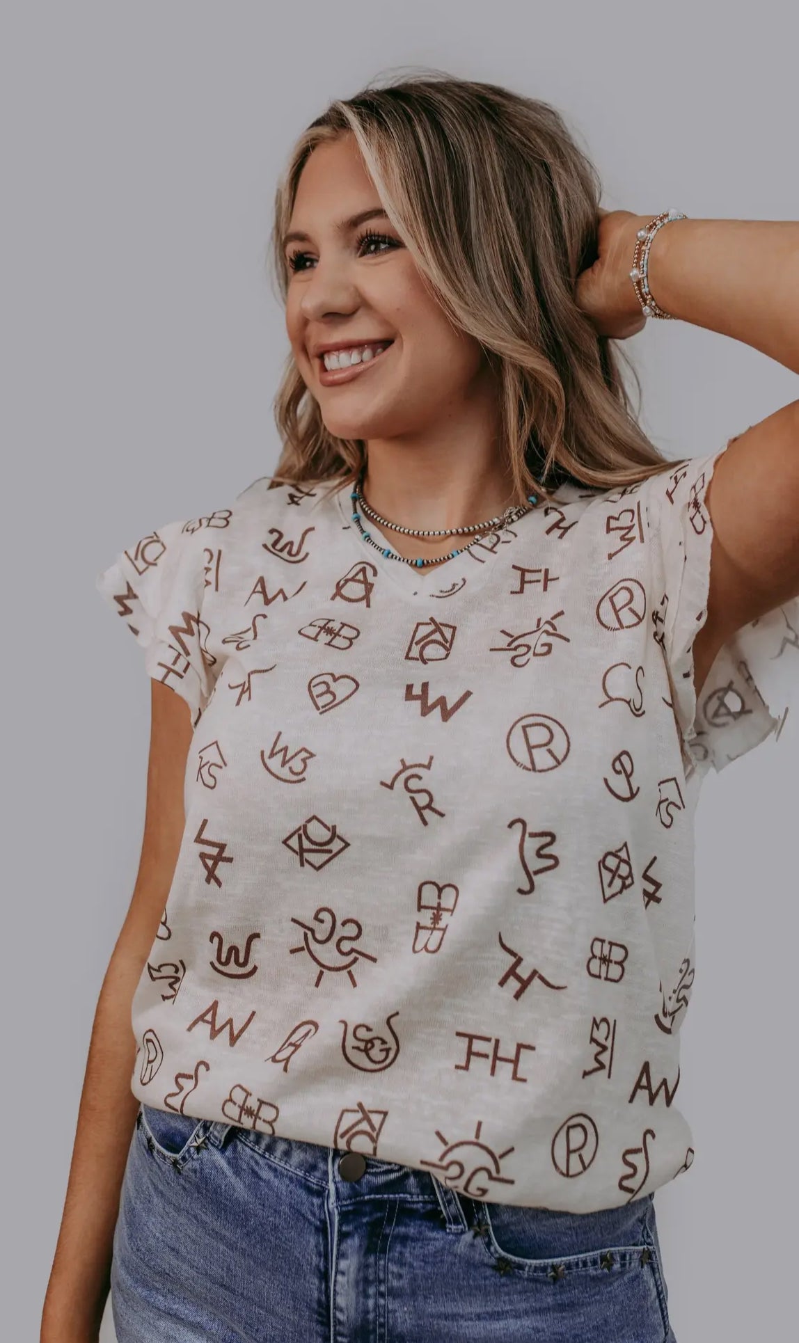 Brands Ruffled S/S Blouse