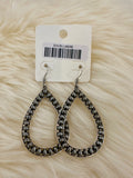 Pearl Bead Hoop Fishhook Earrings