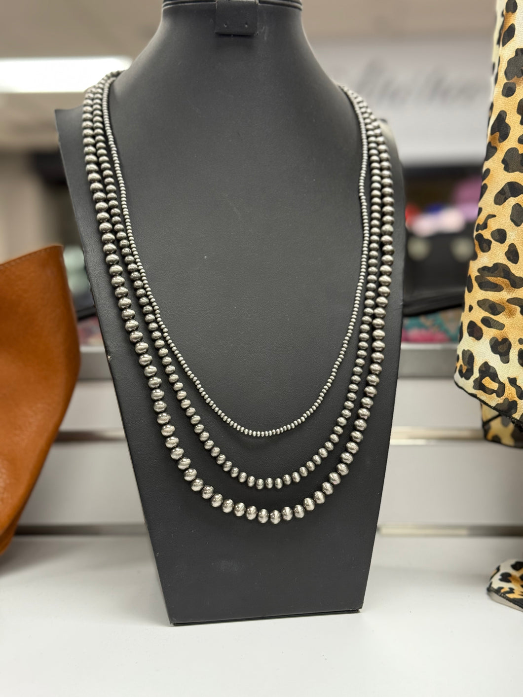 3-Layer Pearl Necklace