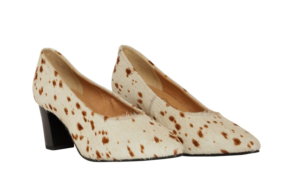 Sauvity Cowhide Heels