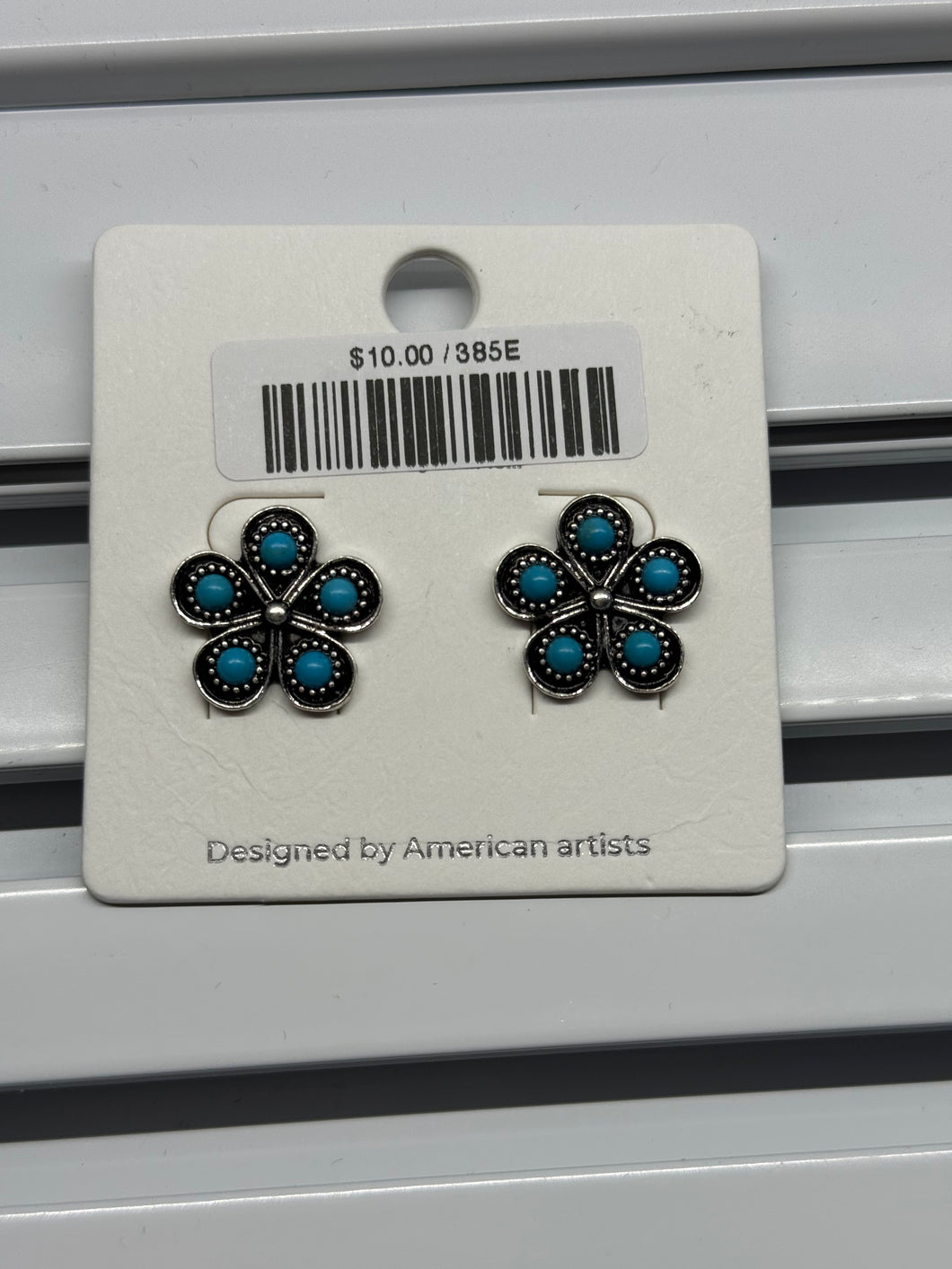 Turquoise Mini Cluster Post Earrings
