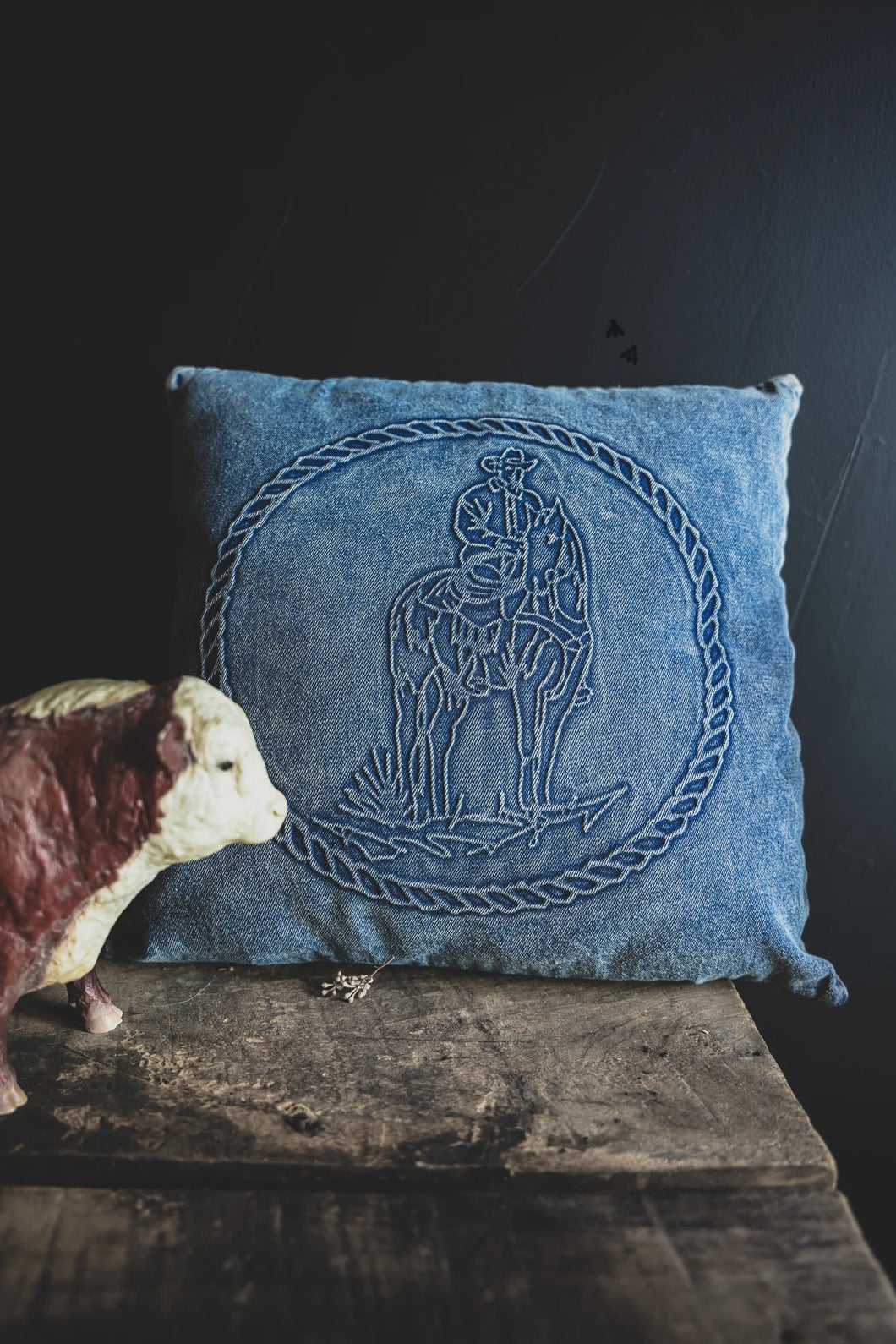 The Denim Boss Pillow