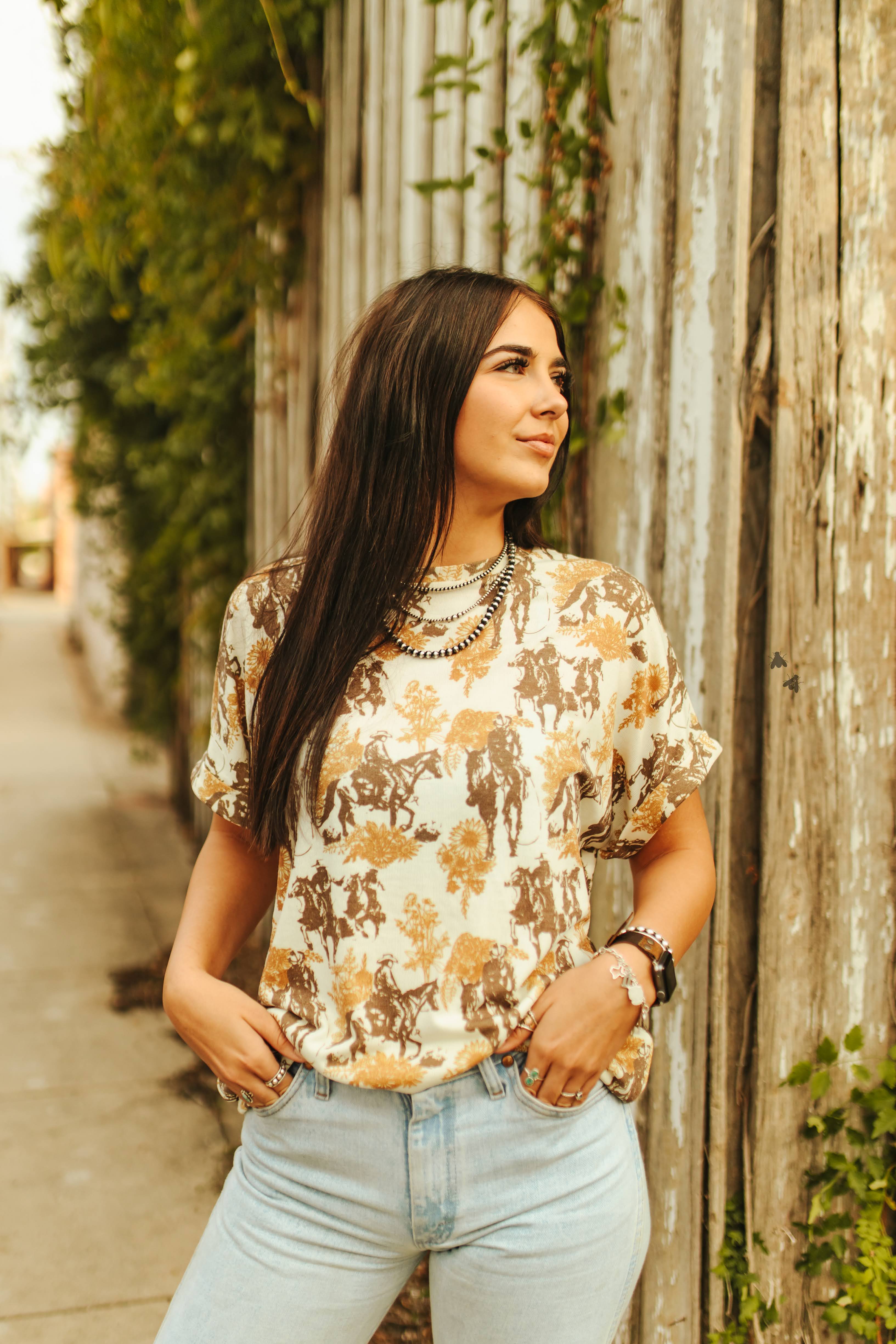 Harvest Howdy Top - L/XL