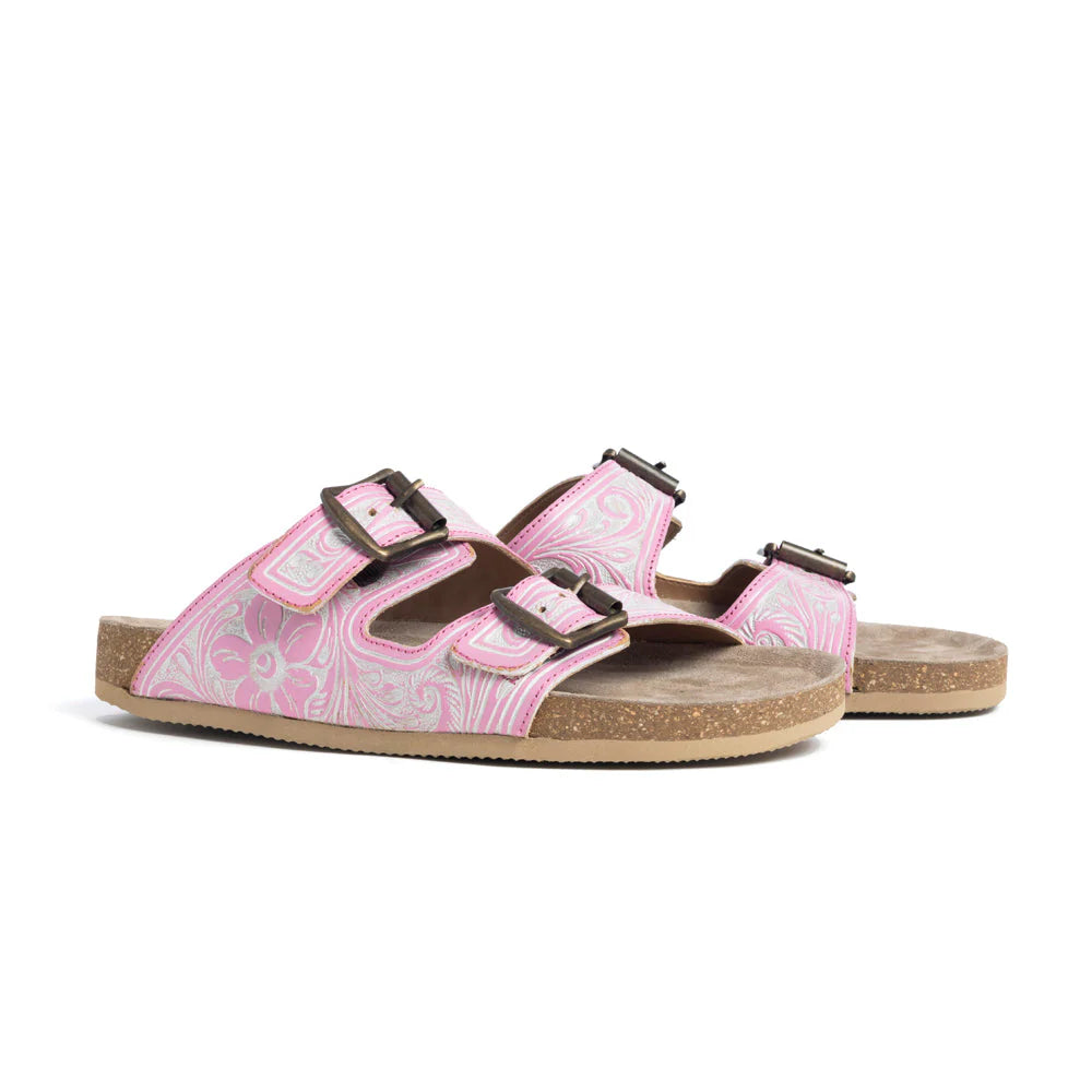 La Rosa’s Hand Tooled Sandals
