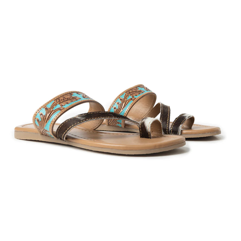 Ladonna Hand Tooled Sandals