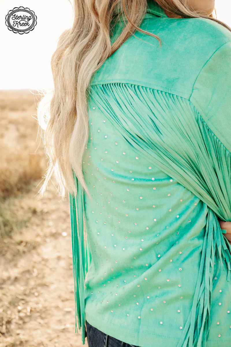 Shimmer and Shine Turquoise Jacket