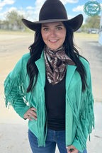 Shimmer and Shine Turquoise Jacket