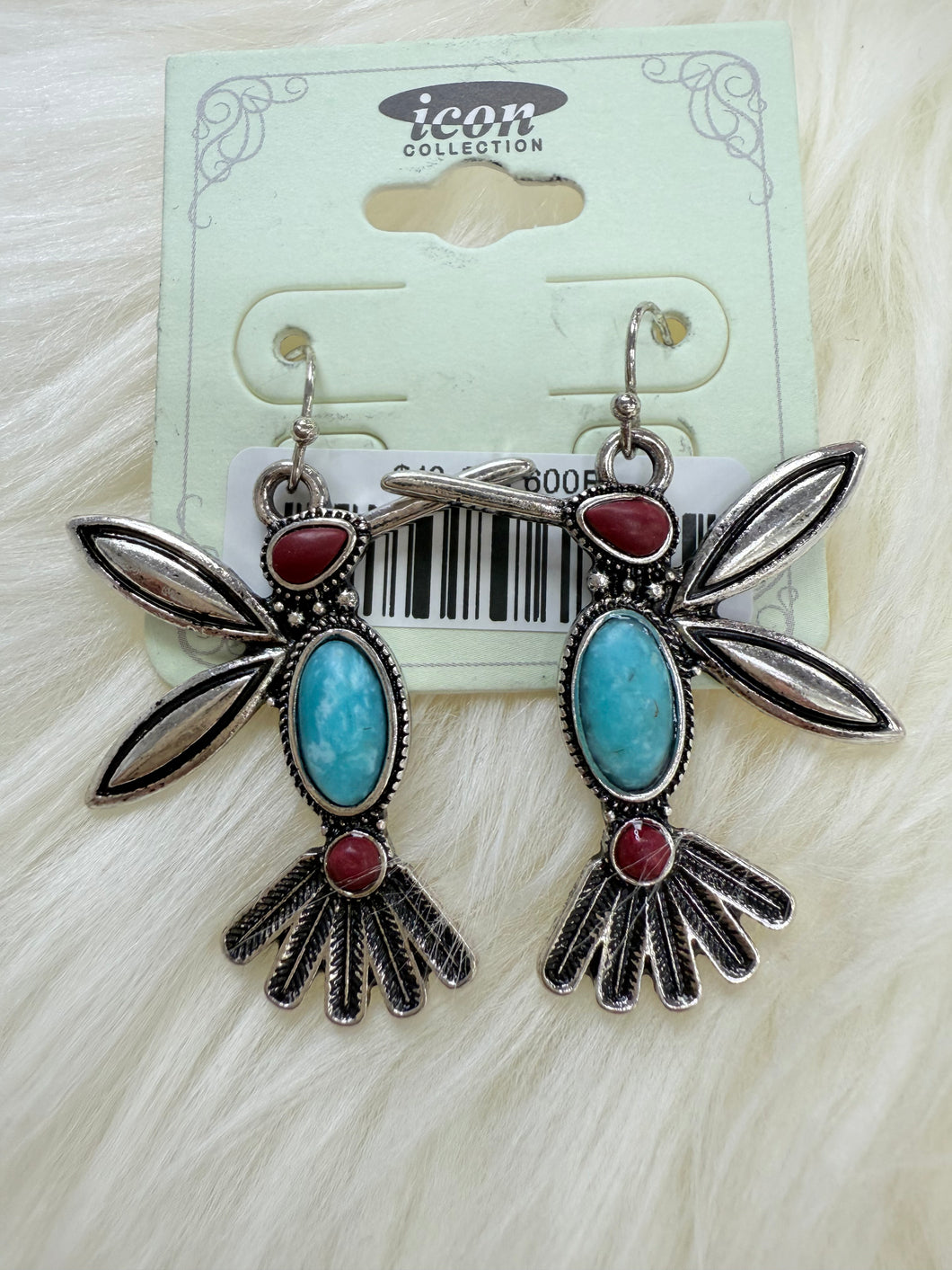 Hummingbird Fishhook Earrings