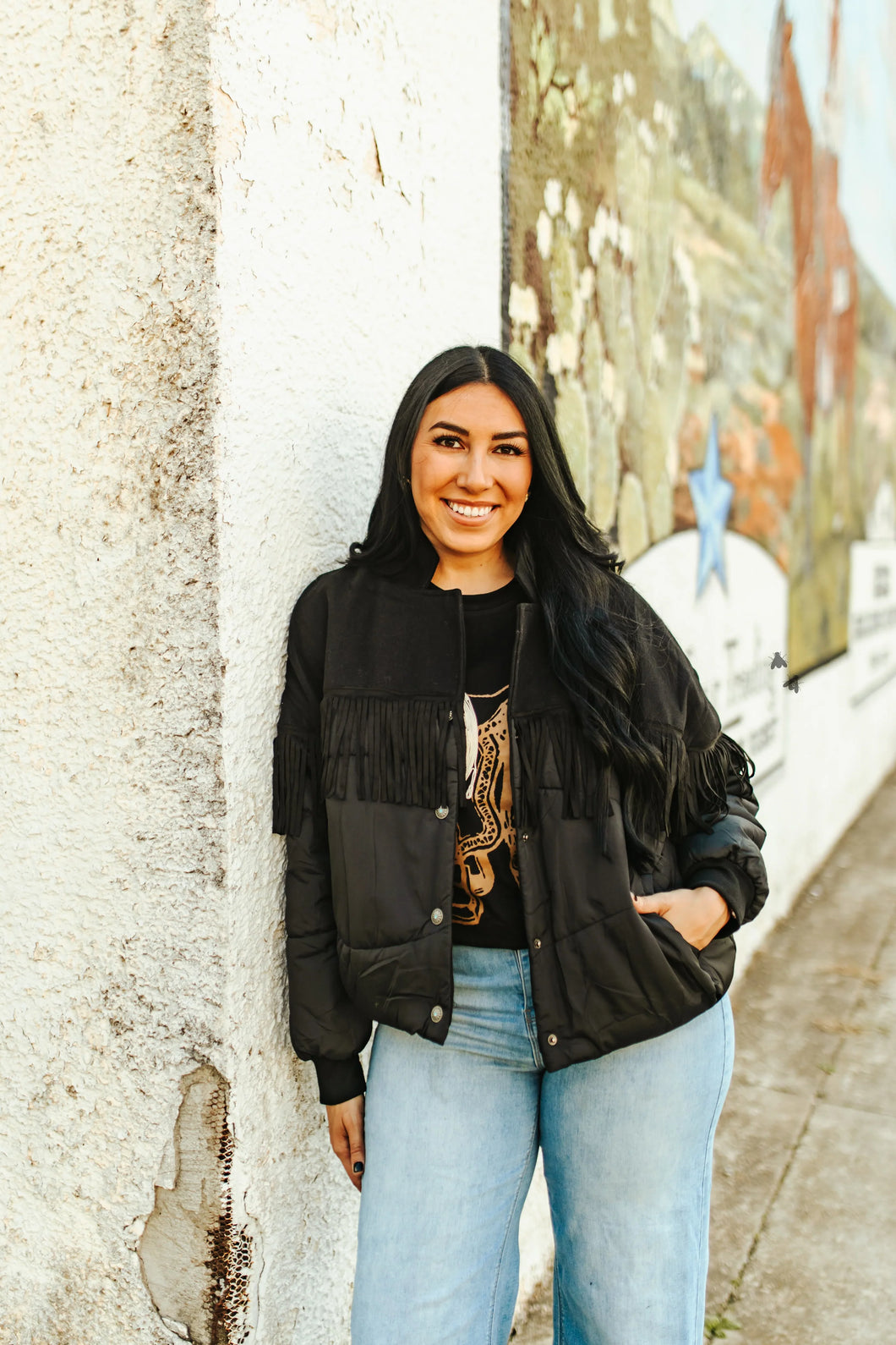 Midnight Fringe Jacket