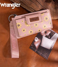 Wrangler Pink Sunflower Wallet Wristlet