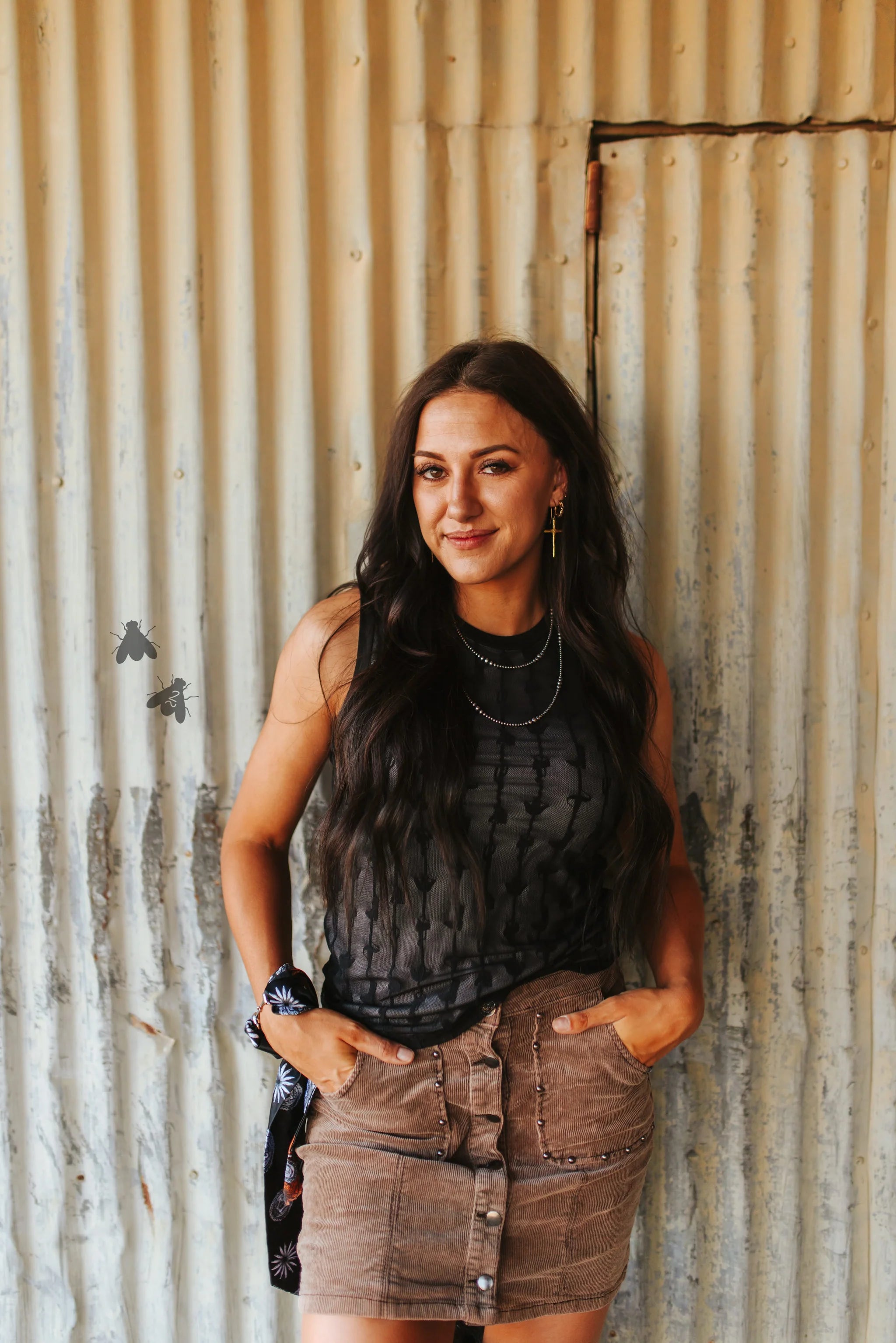 My Lady Lace Midnight Tank Top