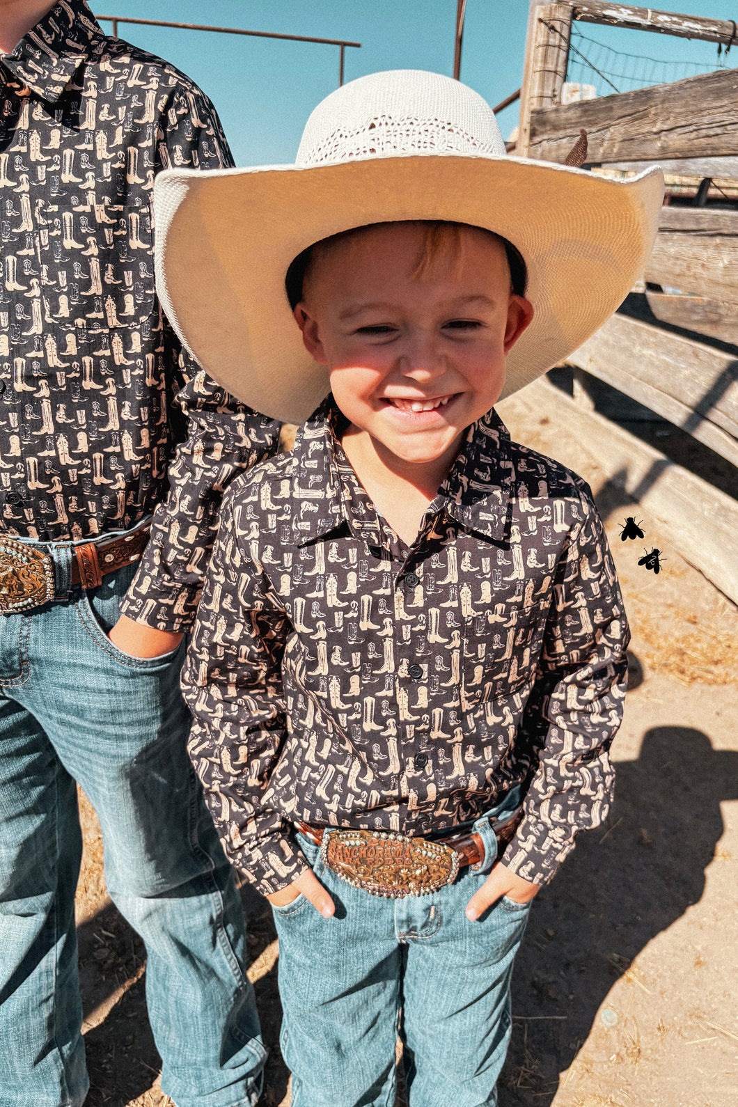 Cut A Rug Long Sleeve Kids Shirt