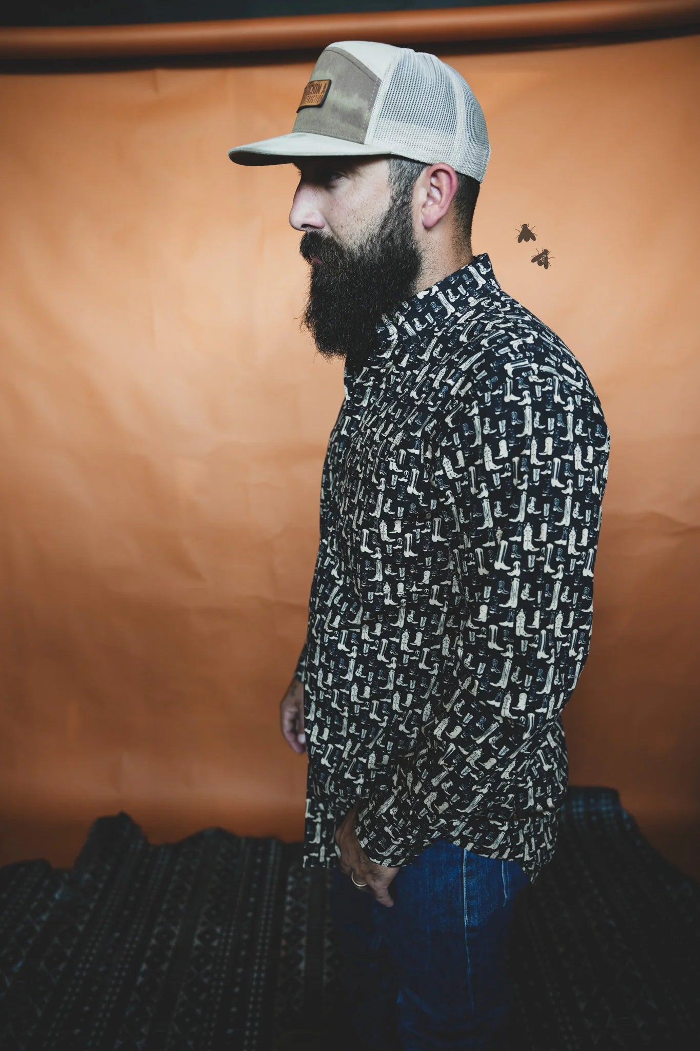 Cut A Rug Long Sleeve Men’s Shirt