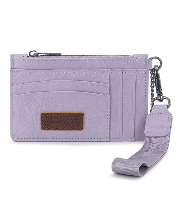 Wrangler Purple Card Holder Wristlet