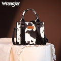 Wrangler Black Cow Print Mini Tote Crossbody