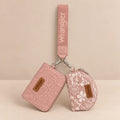 Wrangler Pink Floral Lace Card Holder Wristlet