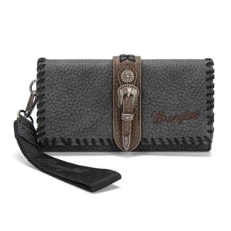 Wrangler Black Concho Wallet