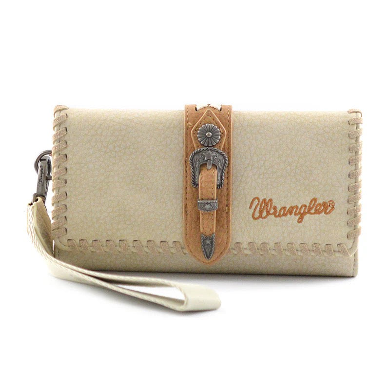 Wrangler Beige Concho Wallet