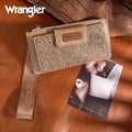 Wrangler Khaki Embossed Wallet