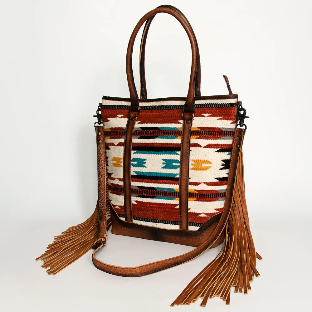 Southwestern Fringe Tote Bag