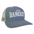 Just Ranchin Light Denim/White Meshback Cap