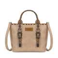 Wrangler Tan Aztec Embossed Tote Crossbody