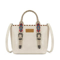 Wrangler Ivory Aztec Embossed Tote Crossbody