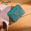 Wrangler Turquoise Embossed Card Wallet