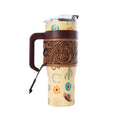 Western Trail Tooled Tumbler