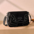 Wrangler Suede Studded Crossbody Purse