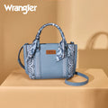 Wrangler Denim Paisley Tote Crossbody Purse