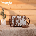 Wrangler Brown Cow Print Crossbody