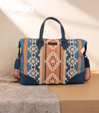 Wrangler Denim Aztec Weekender Bag