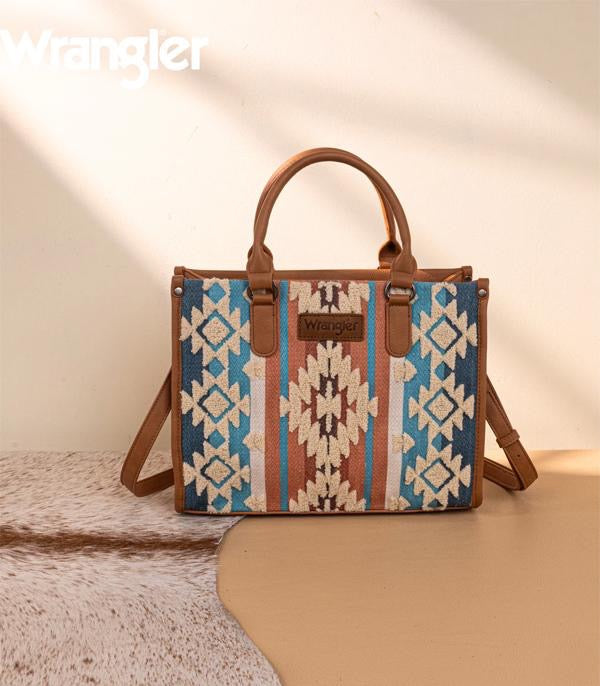 Wrangler Brown Southwestern Tote Crossbody