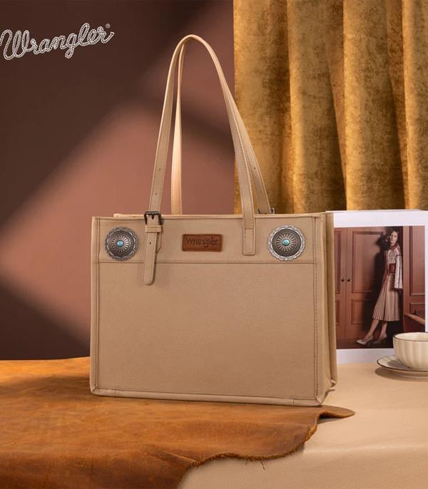 Wrangler Khaki Concho Tote
