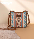 Wrangler Brown Aztec Crossbody Purse