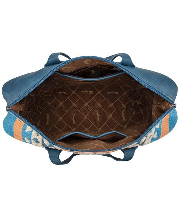 Wrangler Denim Aztec Weekender Bag