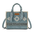 Wrangler Jean Aztec Stitched Bandana Tote Crossbody