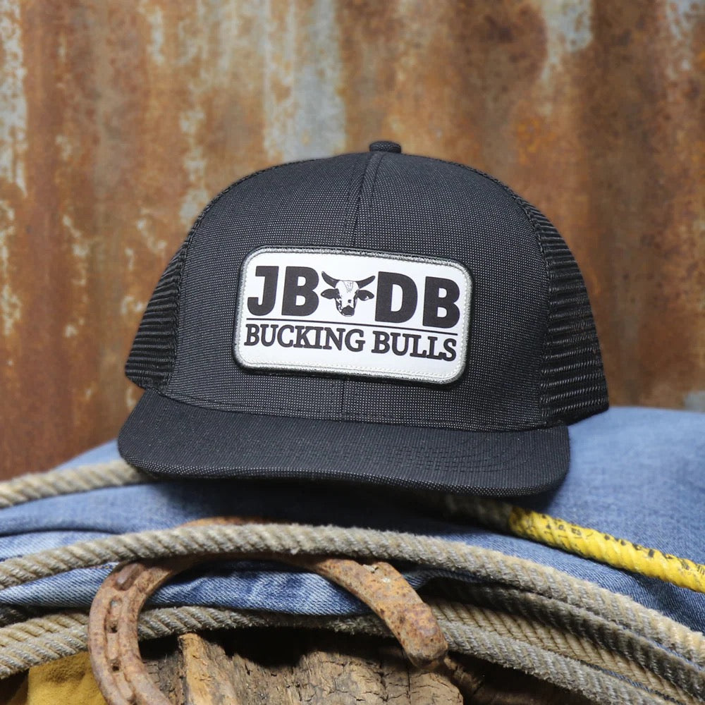 JB/DB Bucking Bulls Black Mesh Cap