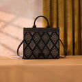 Wrangler Black Aztec Stud Tote Crossbody