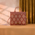 Wrangler Pink Aztec Stud Tote Crossbody