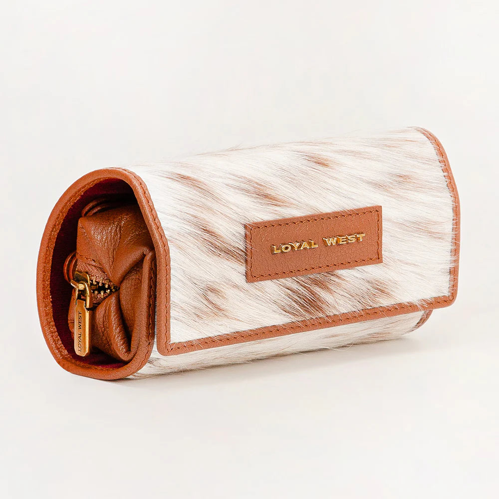 Cowhide Canyon Jewelry Case