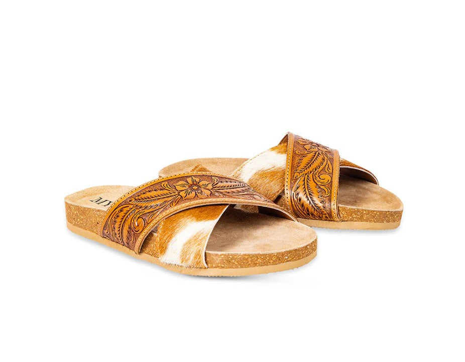 Praire Hand Tooled Sandals